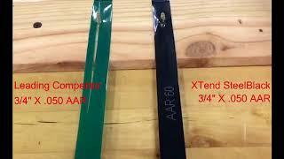 NEW! XTend SteelBlack AAR 60 Polyester Strapping -- SCREW TEST