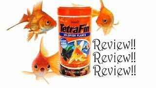 Goldfish Corner #7-Product Review:TetraFin Goldfish Flakes