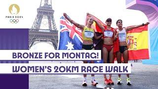  Jemima Montag gets Bronze! | Women's 20km Race Walk | #Paris2024 Highlights