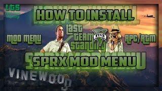 How To Install GTA V SPRX Mod Menu (LTS)