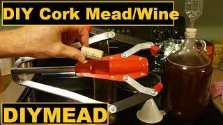 Corking Wine/Mead Bottle With Manual Corker