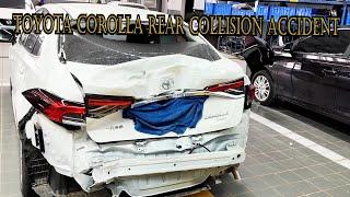 Toyota Corolla rear-end accident repair