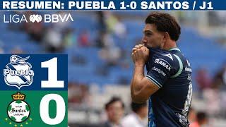 Puebla 1-0 Santos - J1 / El Chepo vuelve a casa con triunfo