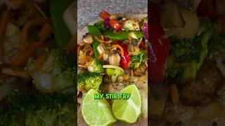 EASY RAW VEGAN STIR FRY  #shorts #rawvegan #recipes