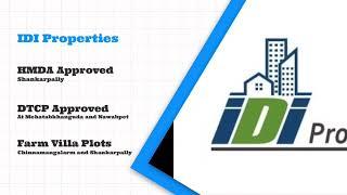 IDI Properties | HMDA Approved | DTCP Approved |Farm Villa Plots | Agriculture Land in #shankarpally