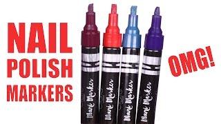 NAIL POLISH MARKERS ... OMG!!!