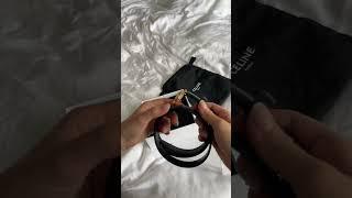 Celine unboxing - Small triomphe belt in smooth calfskin