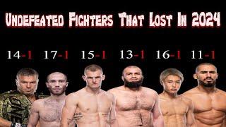 Undefeated Fighters That Lost In 2024