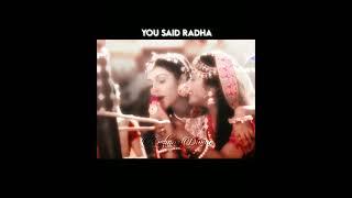 POV : You Said Radha I Heard Rukmini||@Krishna_Divine-7