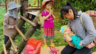 The journey to find a family for the abandoned baby - single mother makes her own stove to cook