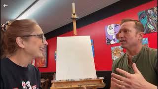 Sunday Paint Live With Tracy Pollard From The Loaded Brush — Featuring Local Artist Jason Slagle