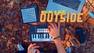 Making A Beat Outdoors with the Novation Launchkey Mini & Launchpad Mini