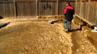 Strong winds cover area of Bowmanville, Ont. in dust and mud