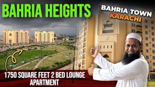 1750 Square Feet 2 Bed Lounge Apartment | Bahria Heights | Bahia Town Karachi #bahriaheightskarachi