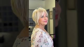 Choppy Pixie for Women Over 60 #haircut #hairstyle