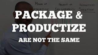 Productized vs Packaged Services: What is the Difference?