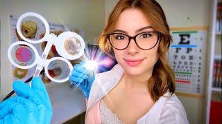 ASMR Eye Exam Roleplay: Light Triggers for Sleep & Relaxation!