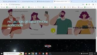 Smartphone Addiction Prediction Using Machine Learning | Python Final Year IEEE Project 2024