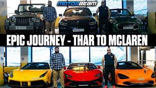 Mahindra Thar To McLaren 750S - Crazy Garage In Mumbai | @MotorBeam