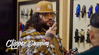 Victorino Stylo Goes Clipper Shopping at The Barber Plug