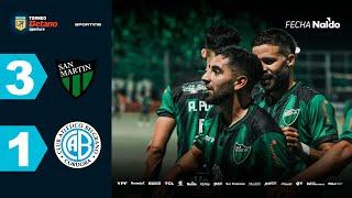 SAN MARTÍN (SJ) 3 - 1 BELGRANO I Resumen del partido | #TorneoBetano Apertura 2025