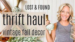 Thrift Haul & Fall Inspired Vignettes | DIY Home Fall Decor with Thrifted and Vintage Items