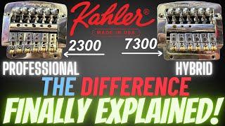 Differences Between a Kahler Hybrid and Professional Series