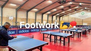 How to practice and improve TABLE TENNIS FOOTWORK [TABLE TENNIS DRILLS] [COORDINATION]