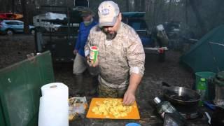 Cooking some Bowfin in the Swamp