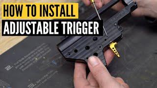 How To: Install GBU Adjustable Trigger 