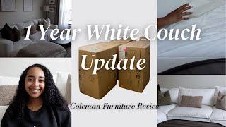 What it's been like having a white couch | Coleman Furniture review | Is it worth it?