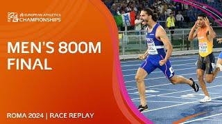 GOLD for France!  Men's 800m final replay | Roma 2024