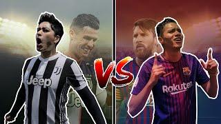 KAPI VS VECINO  CR7 VS MESSI  JUVENTUS VS BARCELONA ️ RETOS INCREIBLES DE TECNICA INDIVIDUAL