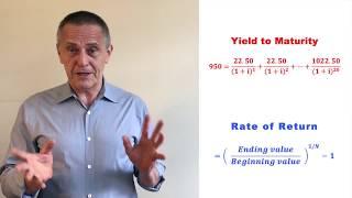 Yield to Maturity Versus Rate of Return