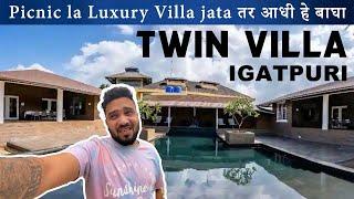 Picnic ला लक्झरी Villa जायच तर आधी हे बाघा | Twin Villa मुंबईजवळ परदेशात आल्यासारख वाटत  | Sam Bagal