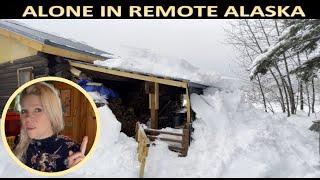 First Ones a Doozie! Major Snowstorm, Rodents & Hunt Update @ Remote Alaska Cabin