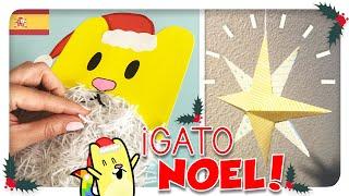 ACTIVIDADES NAVIDEÑAS para hacer con NIÑOSPapá NOEL, NIEVE, ESTRELLA ⭐️ Gato Rainbow & Gata Moon