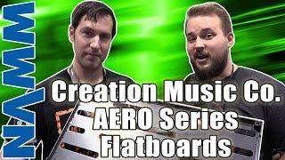 Winter NAMM 2019 | Creation Music Company AERO Series Flat Pedalboards | Best Lightweight Pedalboard