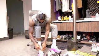 LeBron James Gives Behind The Scenes With Lakers Before NBA Games!