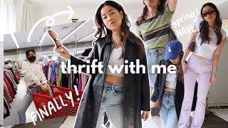 THRIFT WITH ME FOR SPRING!! FINALLY!!!