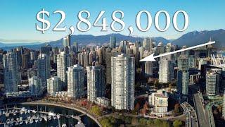 Inside a $2,848,000 PENTHOUSE in Marinaside | Vancouver Real Estate Tours