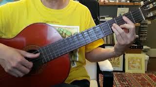 Genesis Songs Tutorial on Classical Guitar - Dancing with the Moonlit Knight (for beginners)