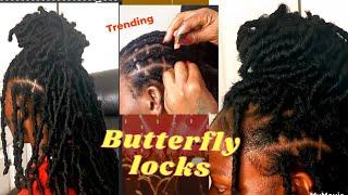 See how I attached this butterfly locks singles style, unique tutorials. how to, detailed, secrets