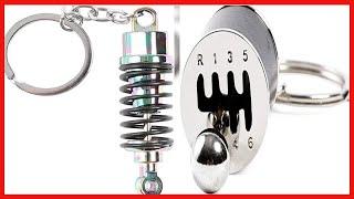 Car Parts Keychain Set (Metal, 6 Pieces)