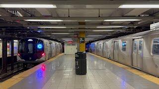 MTA NYC Subway R46, R160, R179, & R211 A, C,  & E Trains Along The IND 8th Avenue Line (11/13/24)