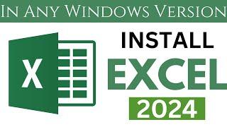 How to Download & Install MS Excel for Free 2024 | Microsoft Excel Installation