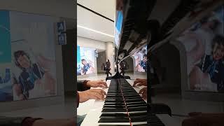 Pianist Playing At Airports