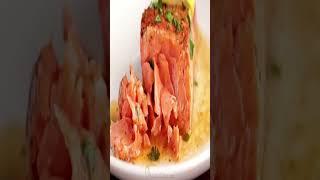 Easy Pan Seared Salmon Recipe with Lemon Butter by Natashas Kitchen | Food Finder | #shorts