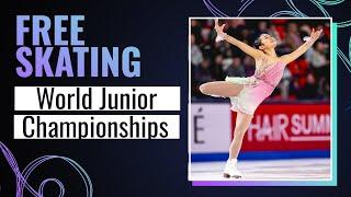 Women Free Skating | ISU World Junior Figure Skating Championships | Debrecen 2025 | #WorldJFigure