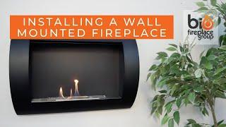 How To Install Wall-mounted Bio Ethanol Fireplace Ocean | Bio Fireplace Group